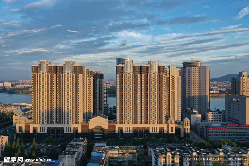 城市建筑全景