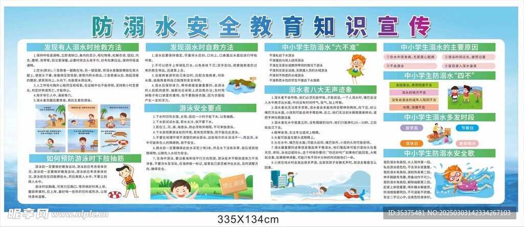防溺水宣傳欄