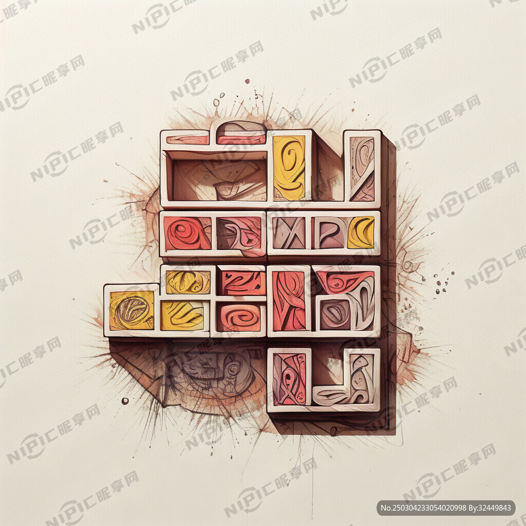 用玩字創(chuàng)造一副畫(huà)