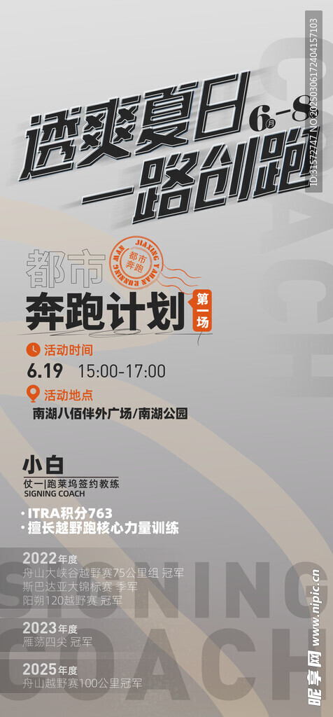 跑步海報(bào)