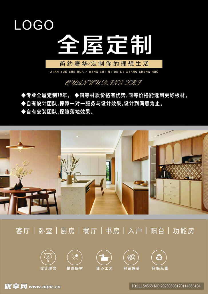 全屋定制海報