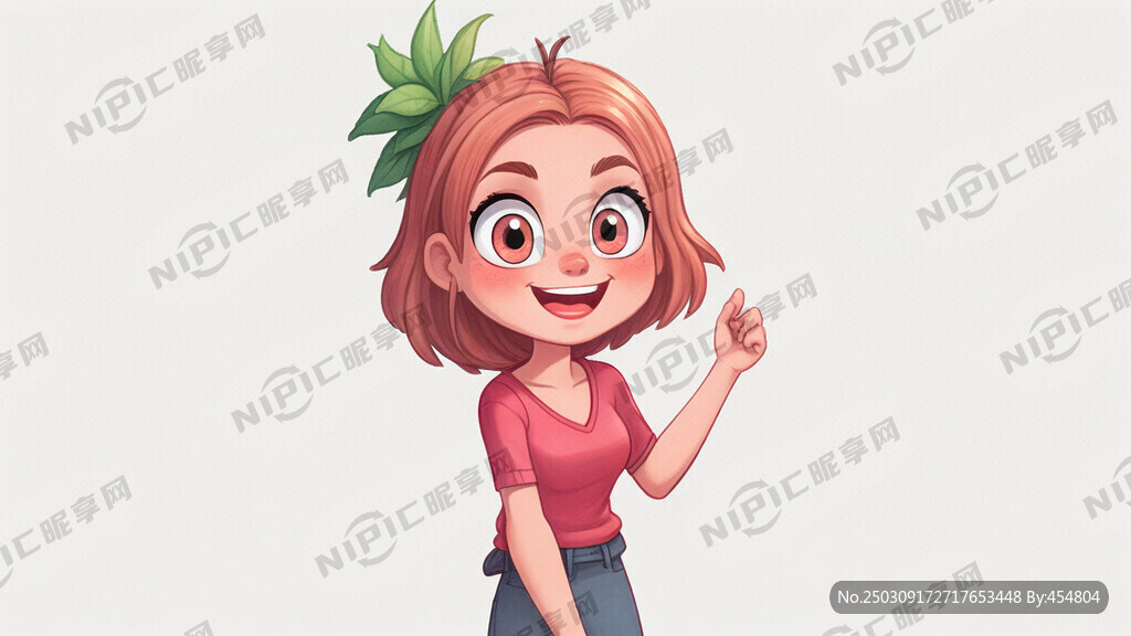 西梅 卡通女孩