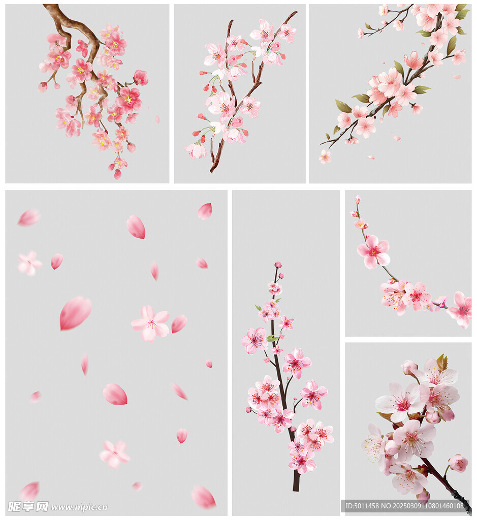 桃花櫻花免扣