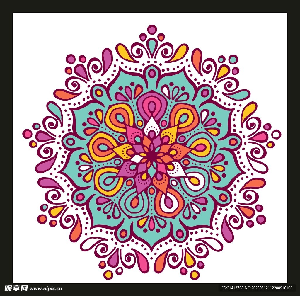 圓形傳統(tǒng)花紋