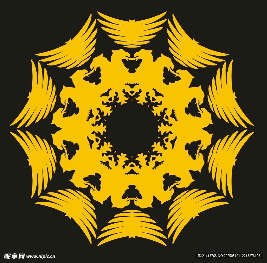 圓形傳統(tǒng)花紋