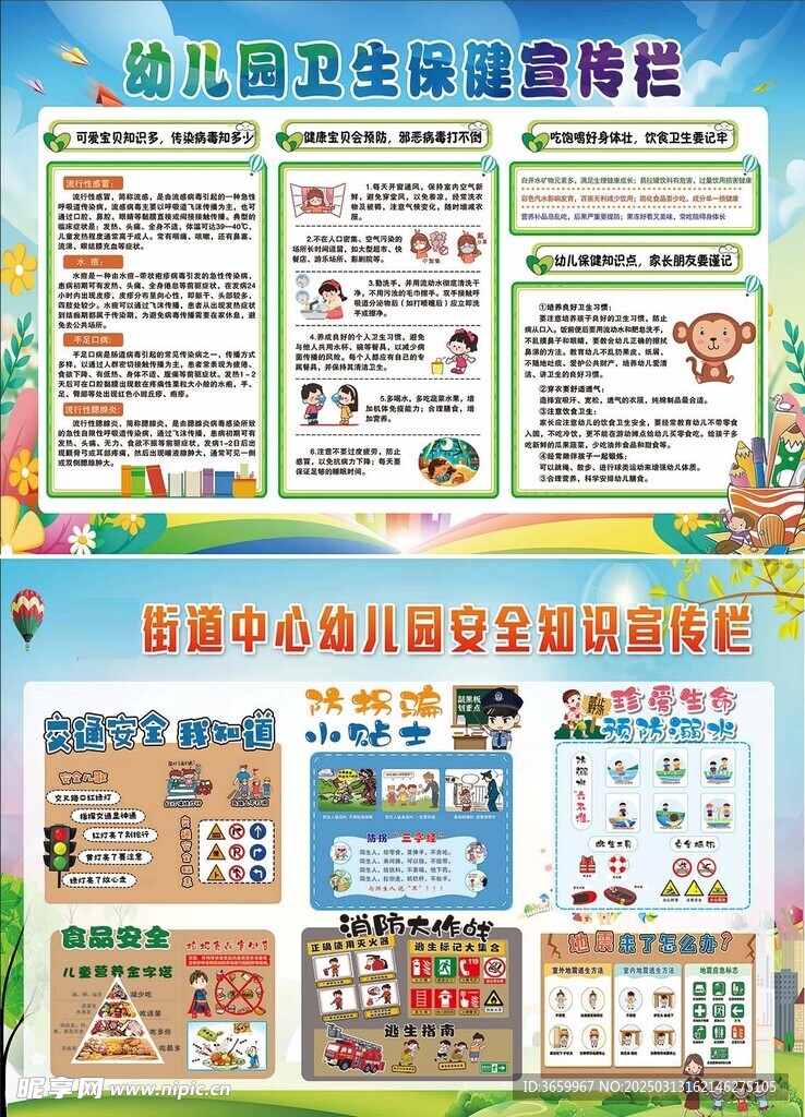 幼兒園衛生保健 安全知識宣傳欄