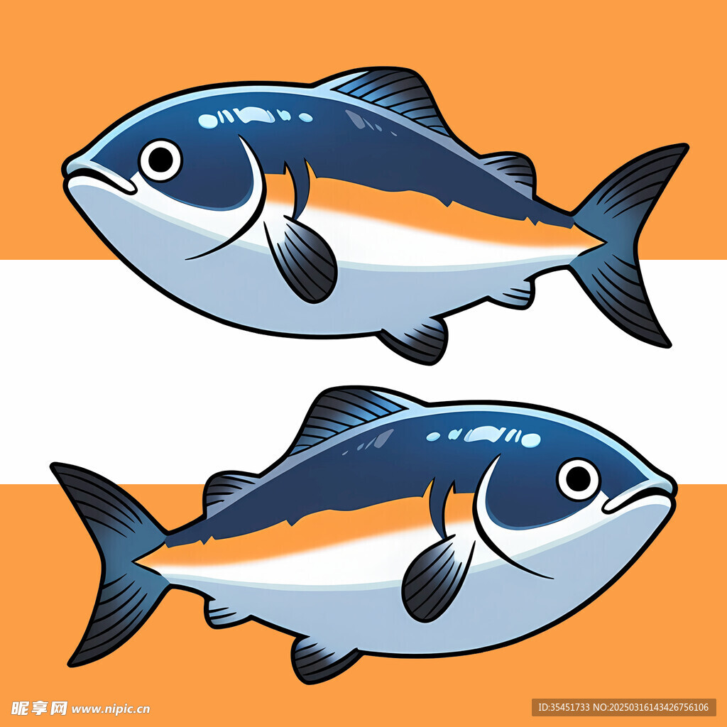 手繪卡通創(chuàng)意魚