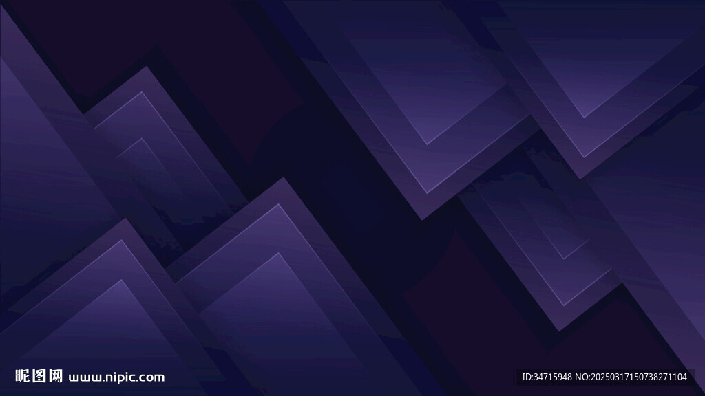 黑底暗紫色幾何矢量背景