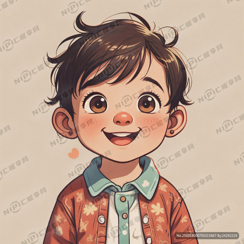 小孩卡通頭像