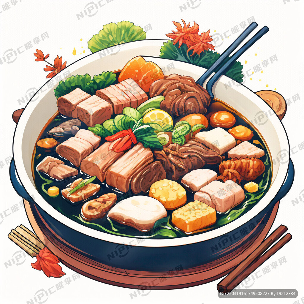 牛雜美食  關東煮