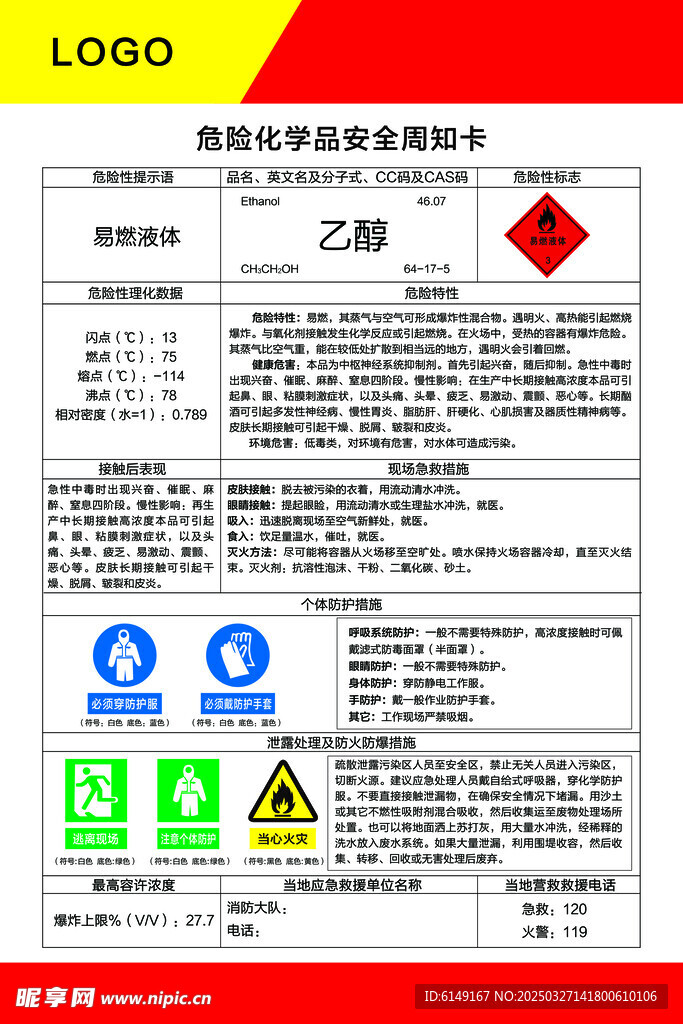 危險化學品安全周知卡