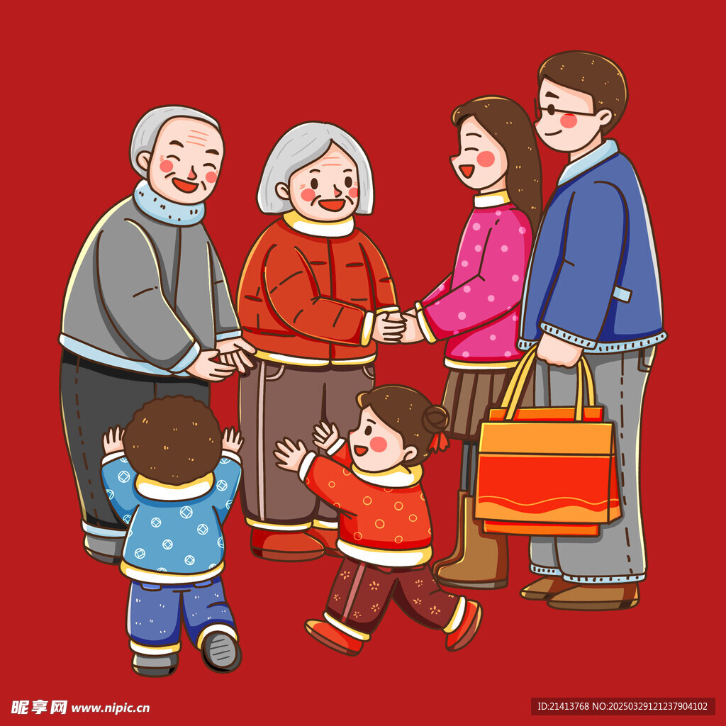 幸福家庭人物