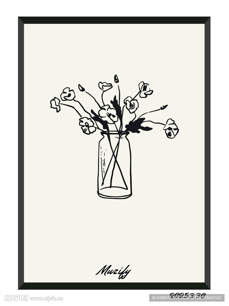 花卉插畫