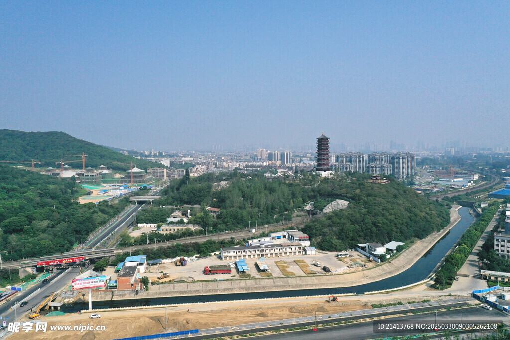 城市全景拍攝