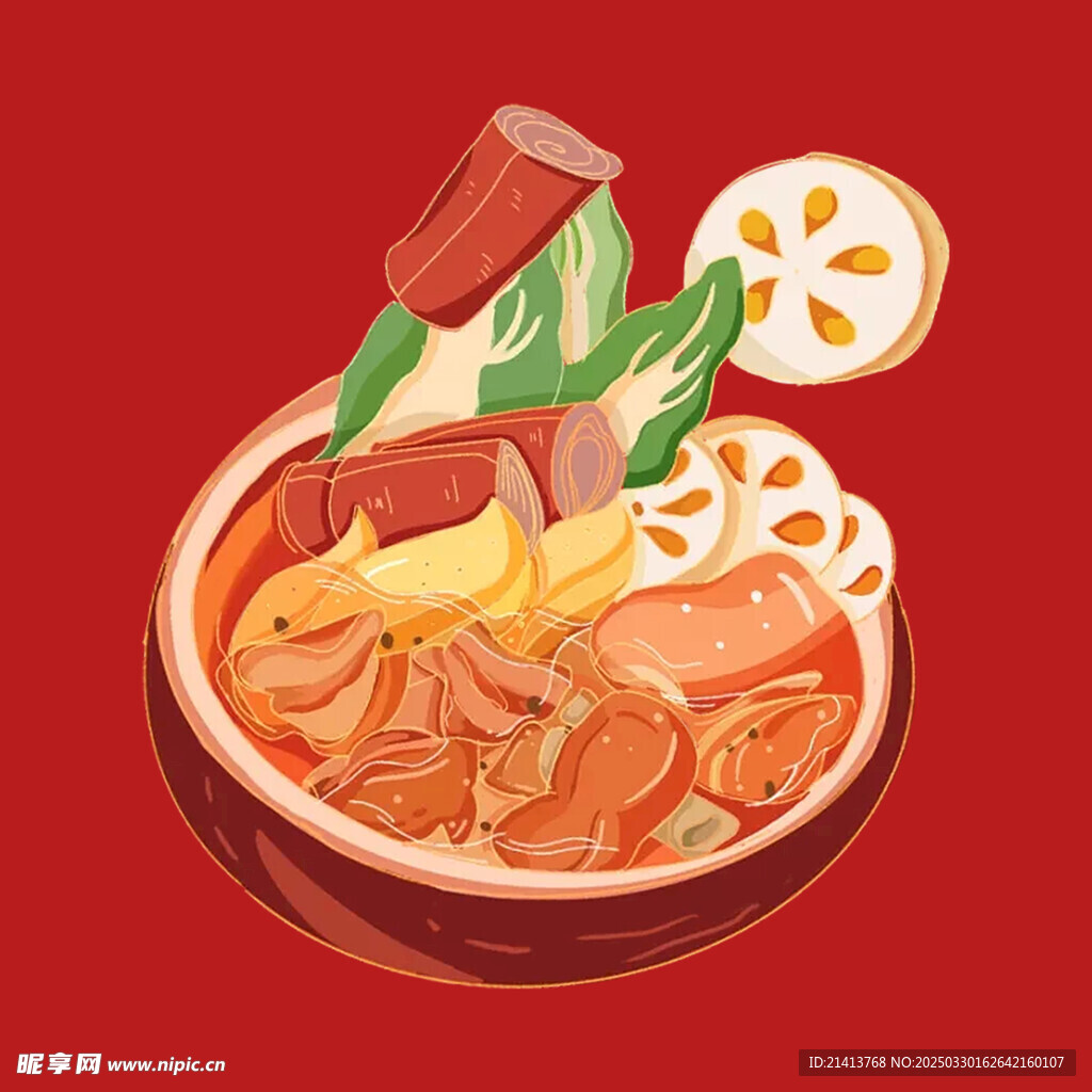 手繪麻辣燙