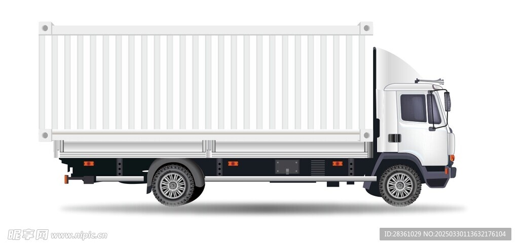 廂貨車  矢量圖