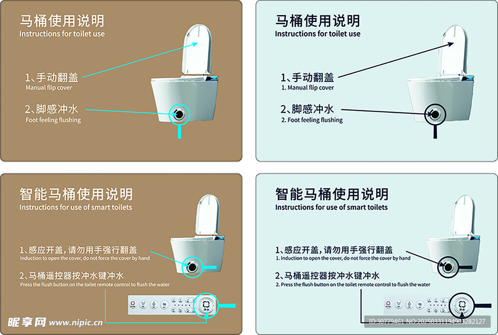 馬桶使用說明