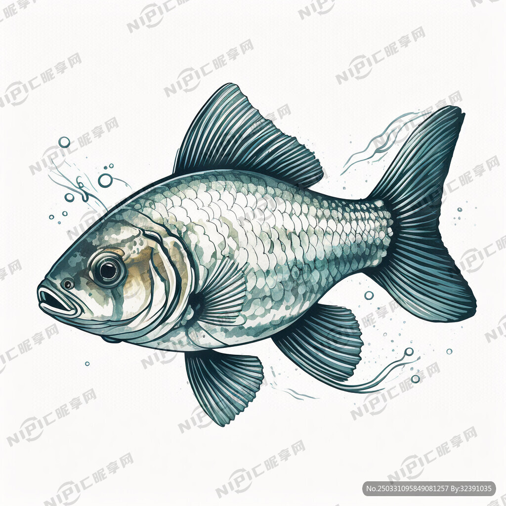 魚鰾矢量圖