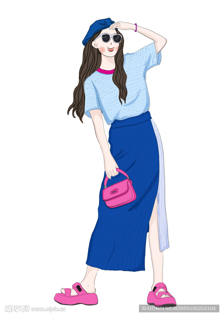 插畫女孩