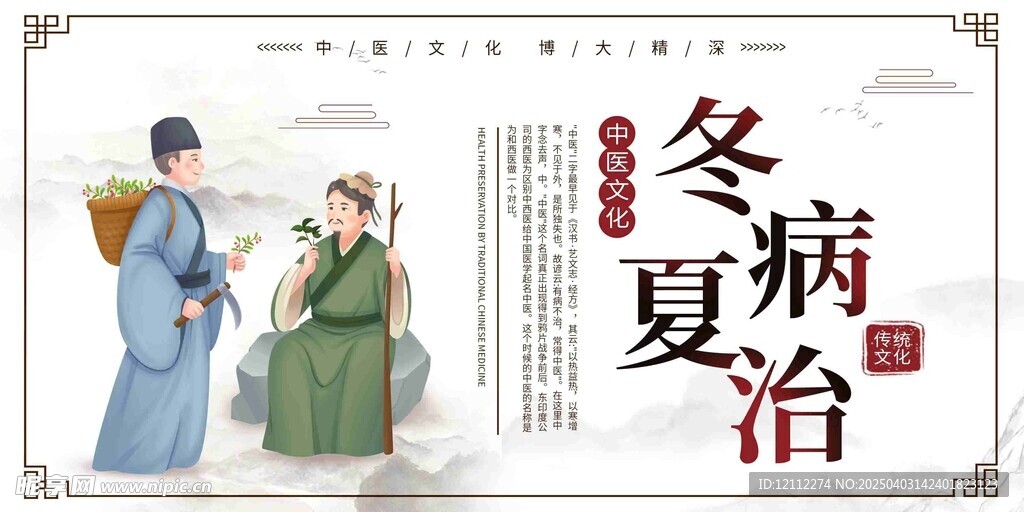 中醫冬病夏治宣傳欄