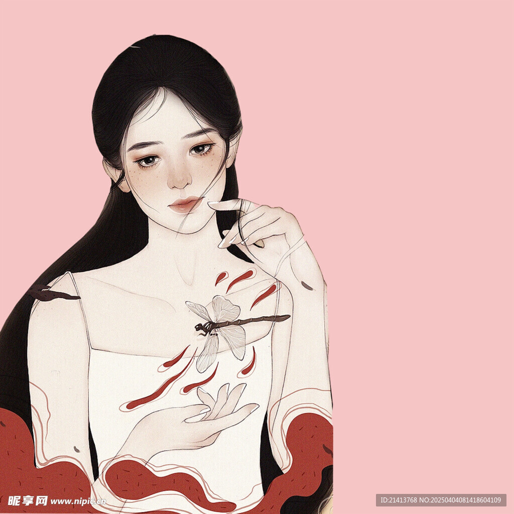 手繪女孩