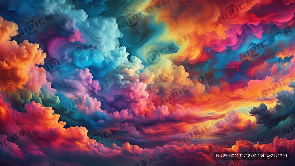 五彩繽紛的背景  上面顏色稍暗