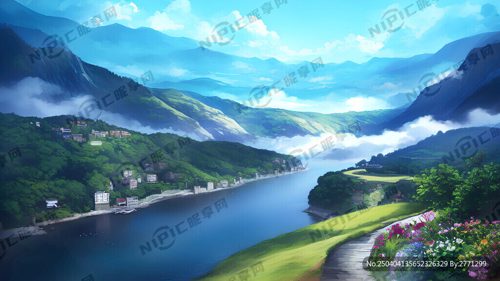 夢幻風景    上面顏色稍暗 