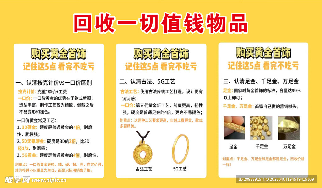 黃金回收 二手回收  廣告設計
