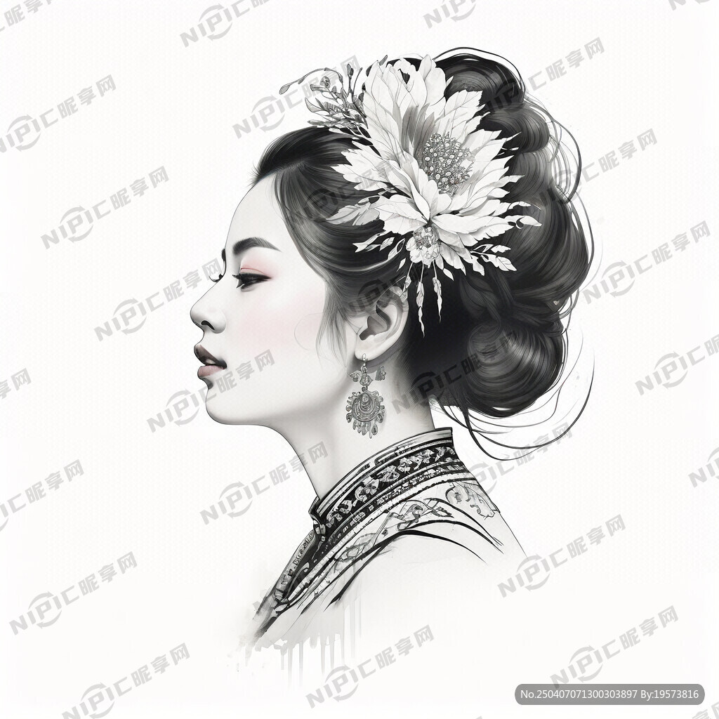 設(shè)計(jì)一個(gè)云南民族風(fēng)的女性形象