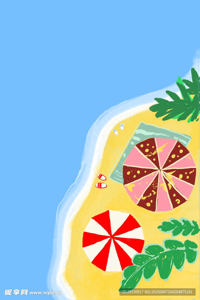 海洋沙灘背景
