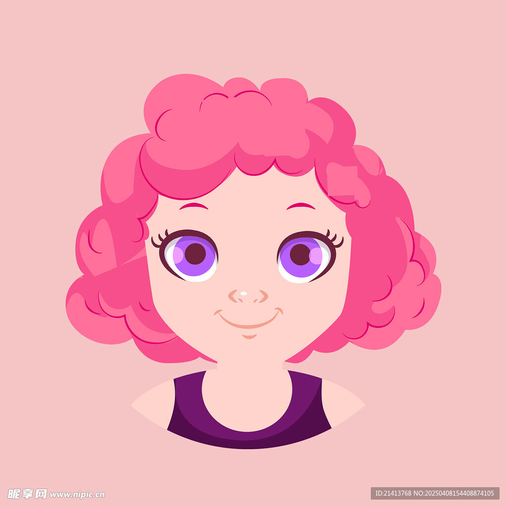 卡通女孩頭像
