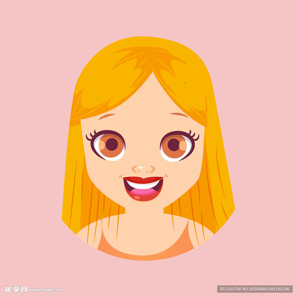 卡通女孩頭像