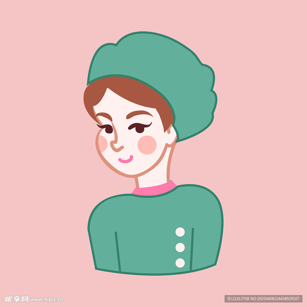 卡通女孩頭像
