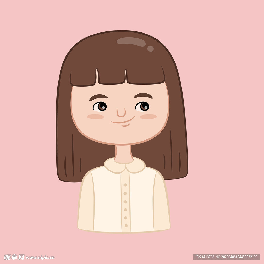 卡通女孩頭像