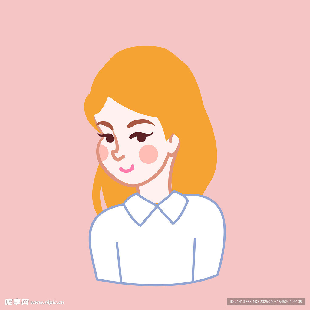卡通女孩頭像