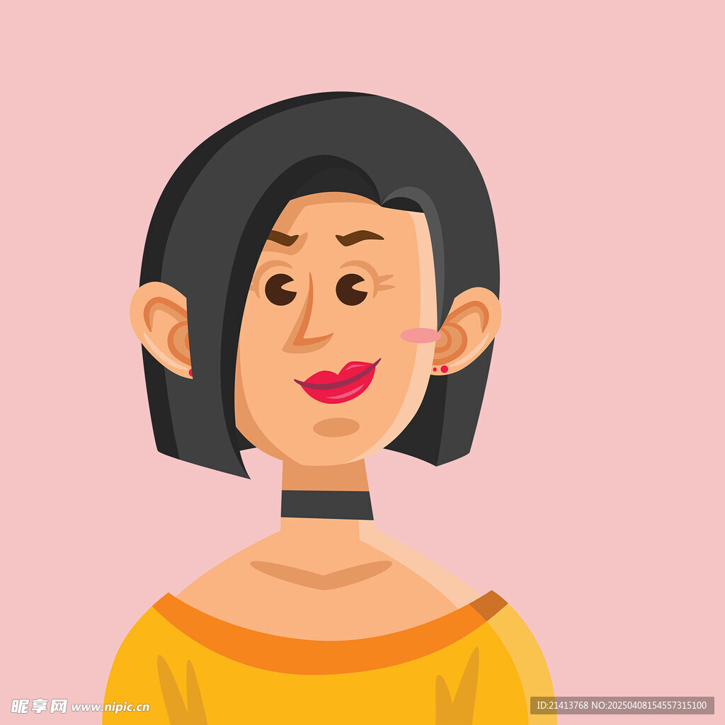 卡通女孩頭像