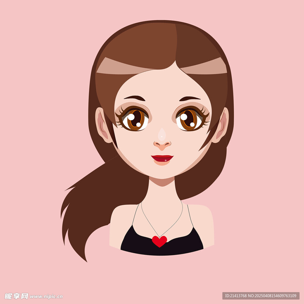 卡通女孩頭像