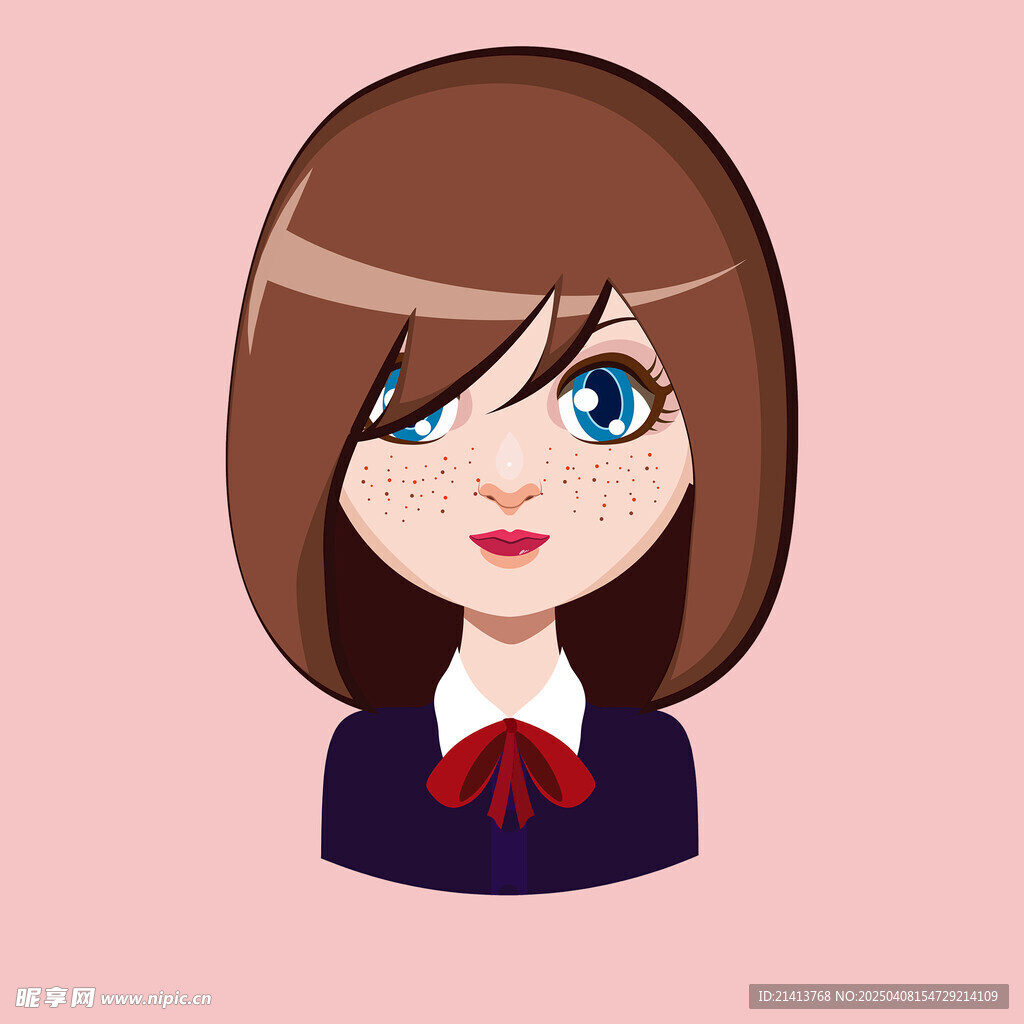 卡通女孩頭像