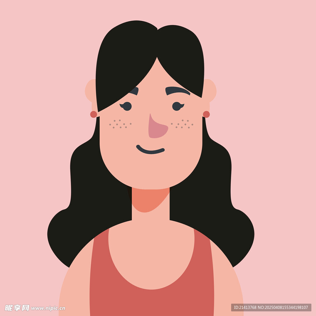 卡通女孩頭像