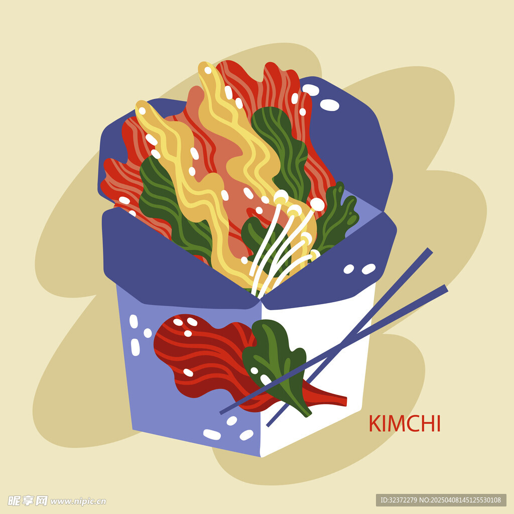 美食插畫