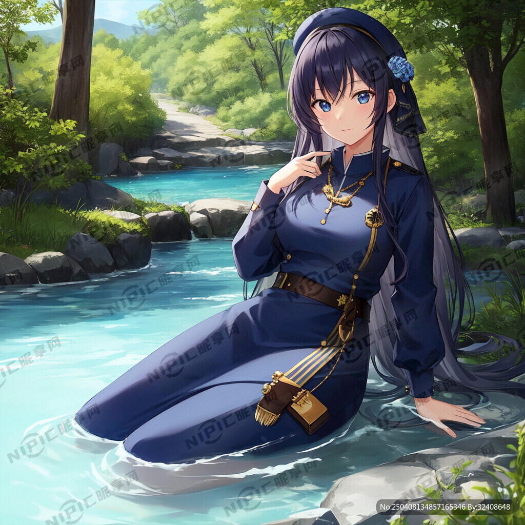 藏藍色工裝 女性