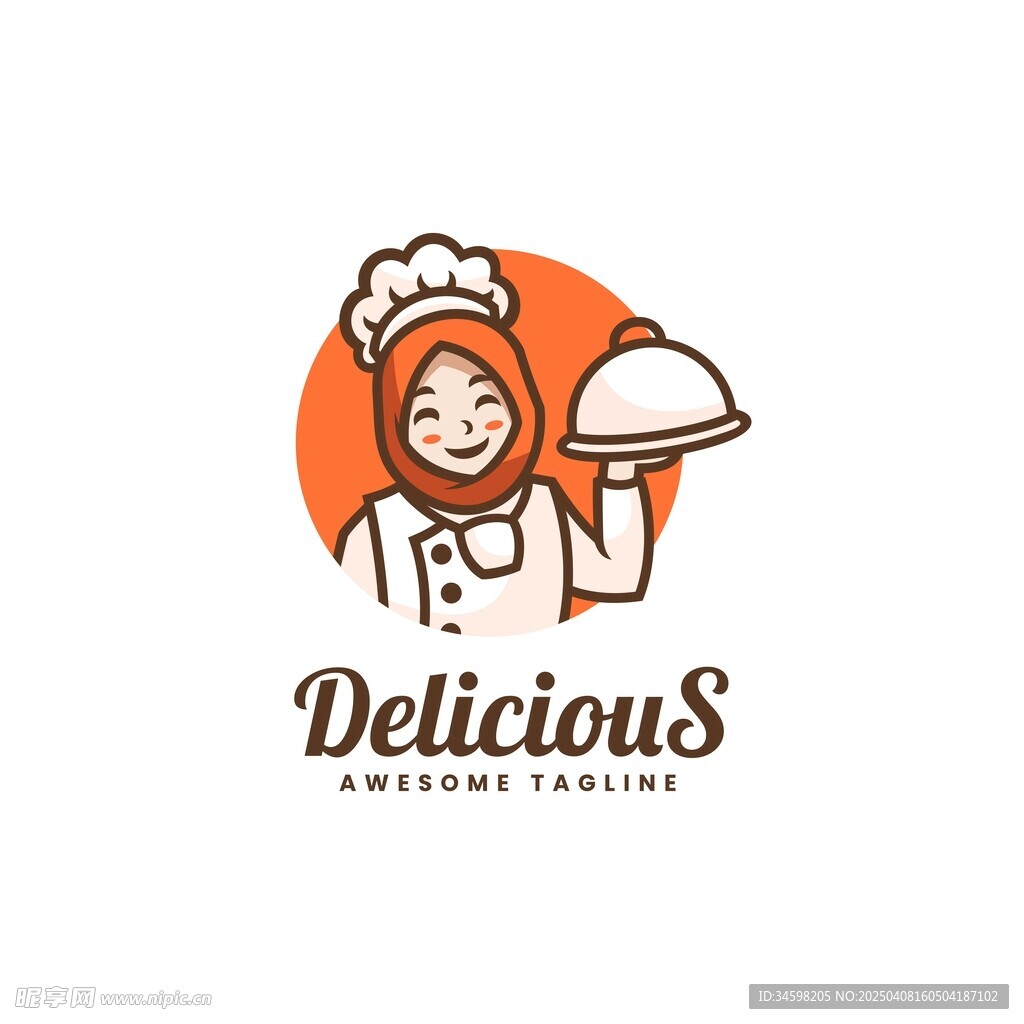 卡通女孩logo