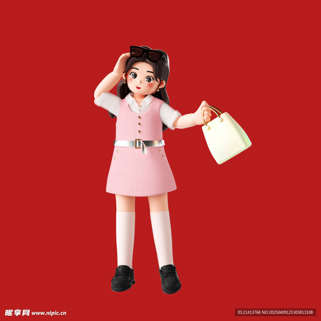 插畫女孩女人