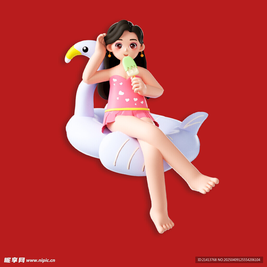 插畫女孩女人