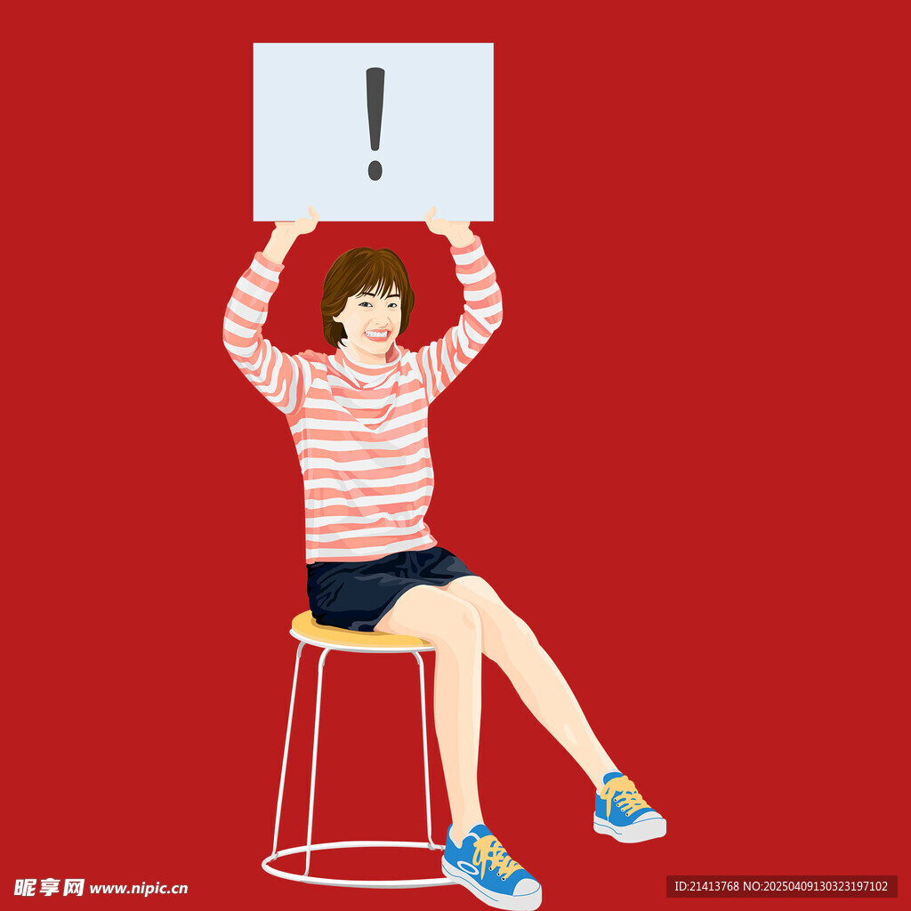 插畫女孩女人
