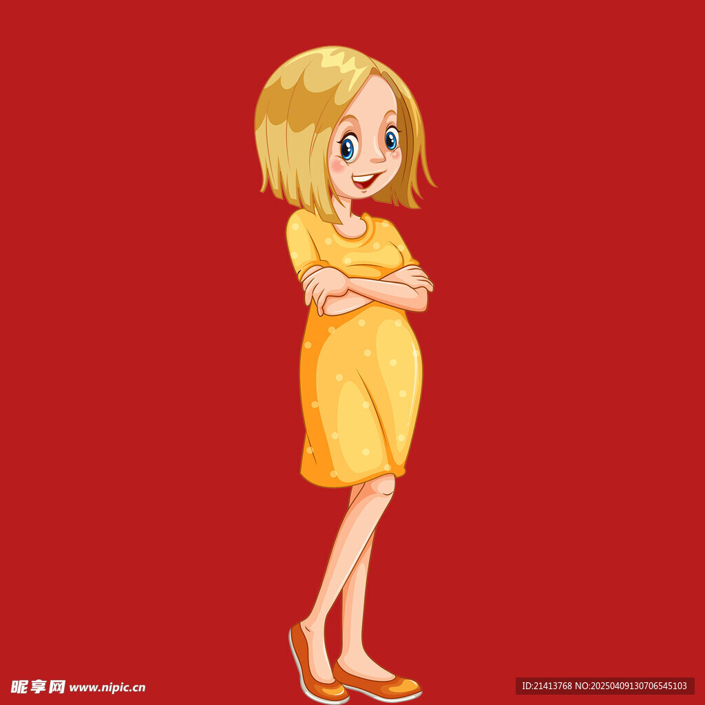 插畫女孩女人
