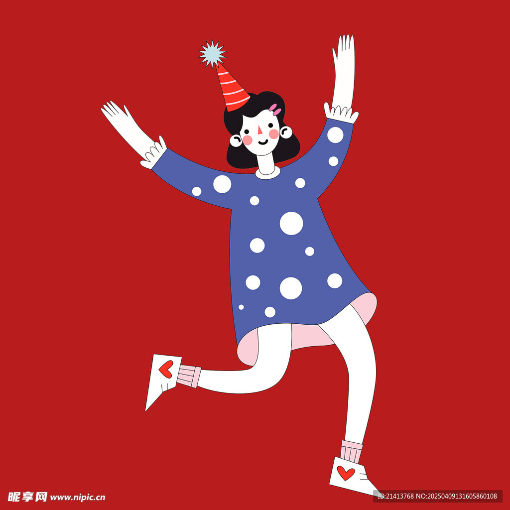 插畫女孩女人