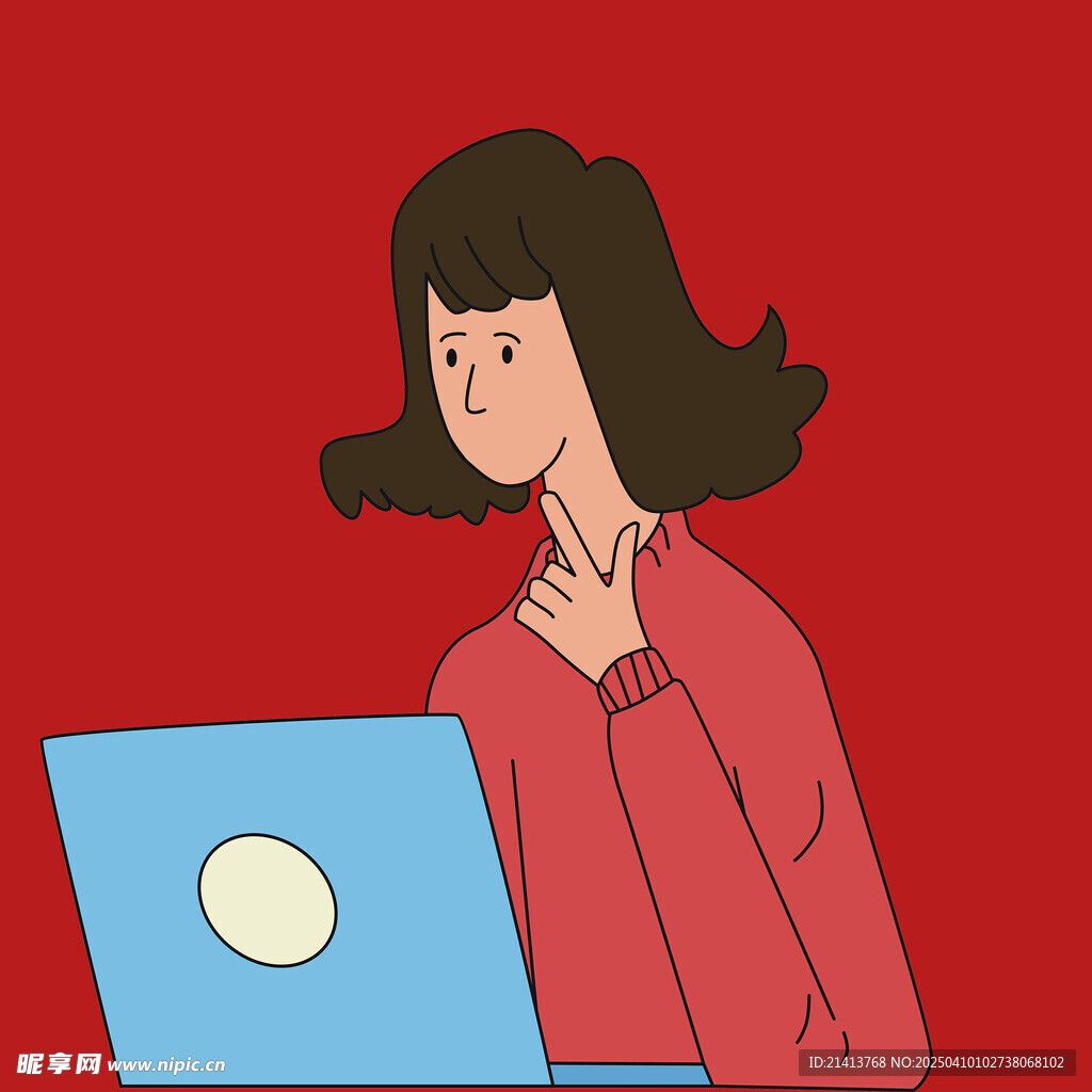  居家辦公人物