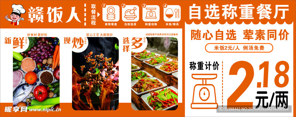 自選稱重快餐