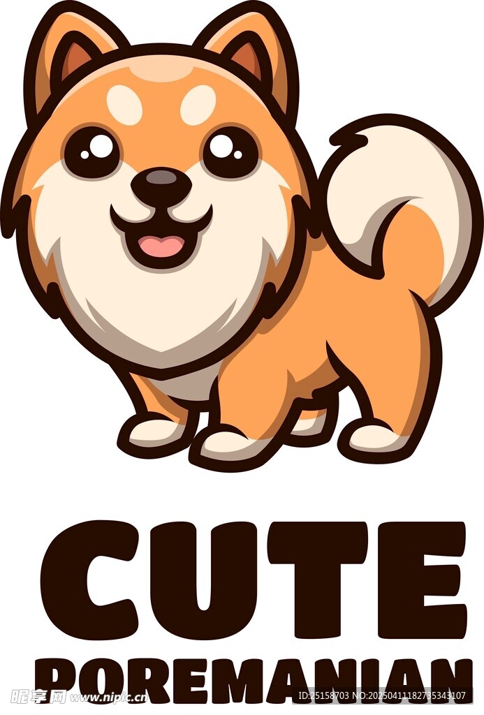 卡通狗圖案logo